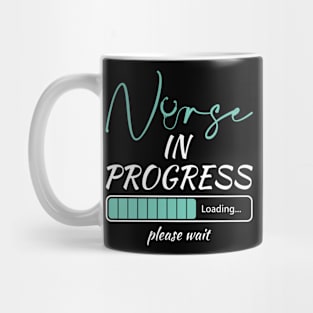 Nurse In Progress Loading RN Nursing Life Training Student Mug